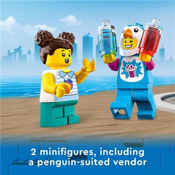 City Penguin Slushy Van Building Toy - Featuring a Truck and Costumed Minifigure - Picture 7 of 7